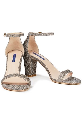 STUART WEITZMAN Sandalen aus strukturiertem Lamé