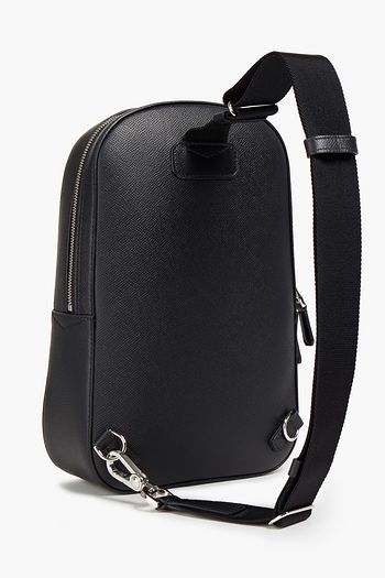 DUNHILL Textured-leather backpack
