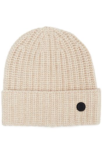 BOGNER Ribbed cashmere beanie