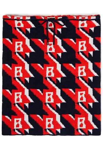 BOGNER Intarsia cashmere snood