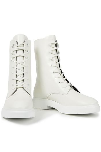 STUART WEITZMAN McKenzee leather combat boots