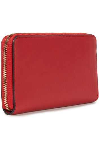 LOVE MOSCHINO Embellished faux leather continental wallet