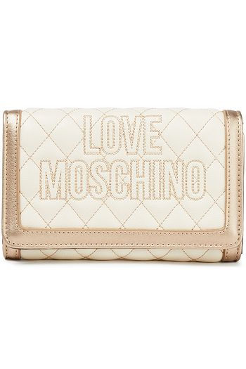 LOVE MOSCHINO Quilted faux leather wallet