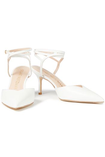 STUART WEITZMAN Revel 75 Pumps aus strukturiertem Leder
