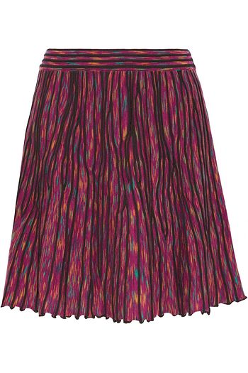 M MISSONI Crochet-knit wool-blend mini skirt
