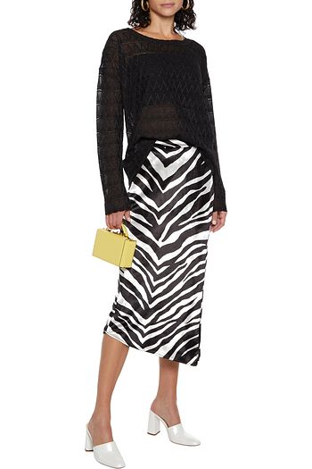 M MISSONI Metallic crochet-knit sweater