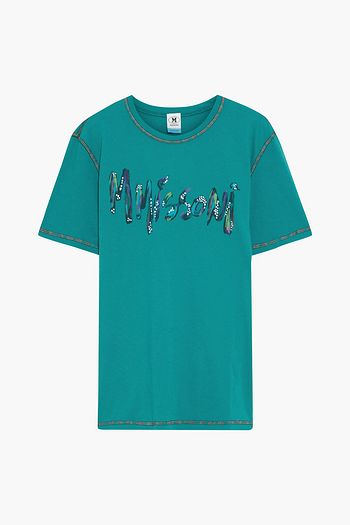 M MISSONI Printed cotton-blend jersey T-shirt