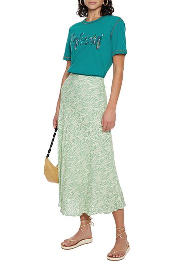 M MISSONI Printed cotton-blend jersey T-shirt