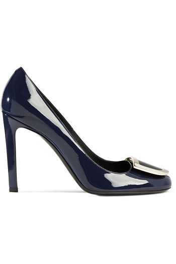 ROGER VIVIER Ecusson 100 patent-leather pumps