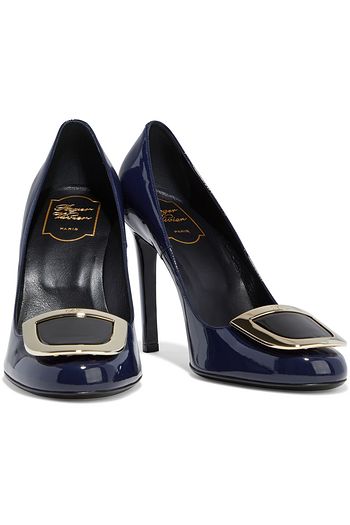 ROGER VIVIER Ecusson 100 patent-leather pumps
