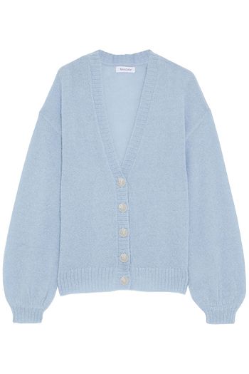 NAADAM Oversized brushed knitted cardigan