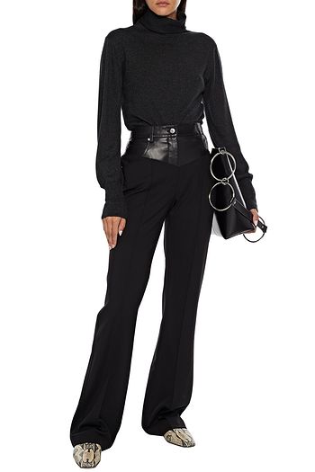 NAADAM Marled silk and cashmere-blend turtleneck sweater