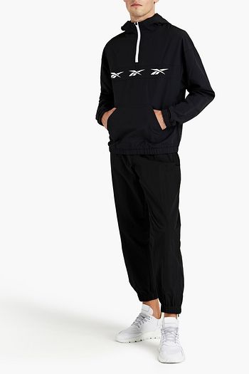 REEBOK Te Vector crinkled-shell hooded jacket