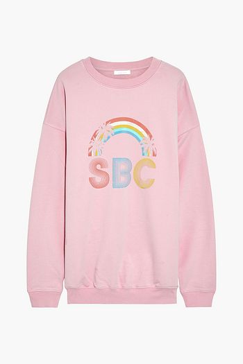 SEE BY CHLOÉ Printed French cotton-terry sweatshirt