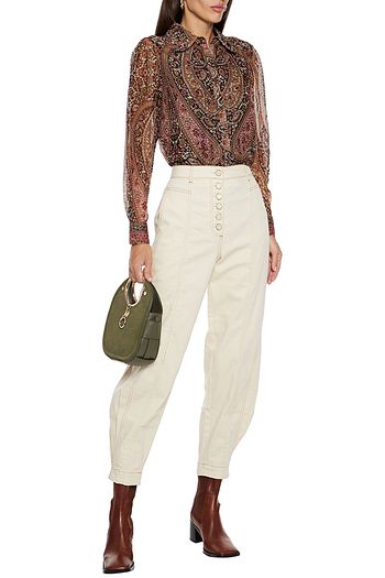 WALTER BAKER Adeline printed crepon shirt