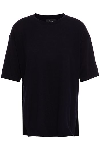 THEORY Cotton-blend top