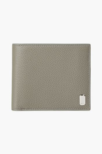 DUNHILL Pebbled-leather wallet
