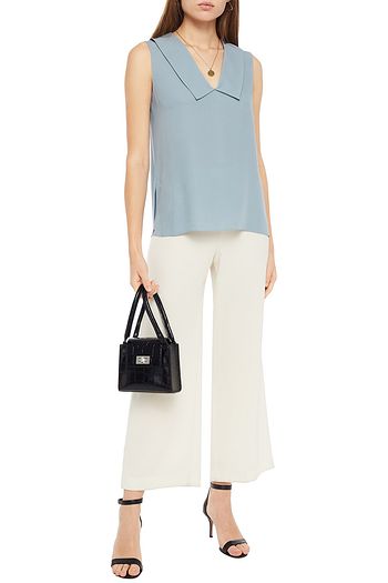 THEORY Silk crepe de chine top