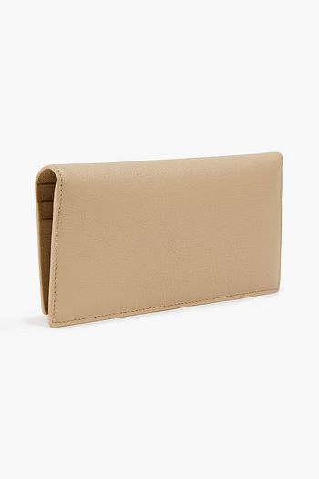 DUNHILL Pebbled-leather wallet