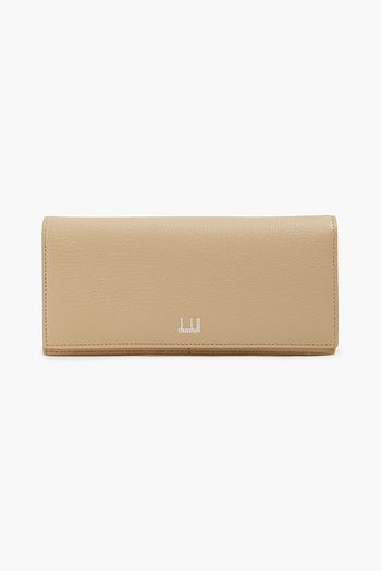 DUNHILL Pebbled-leather wallet