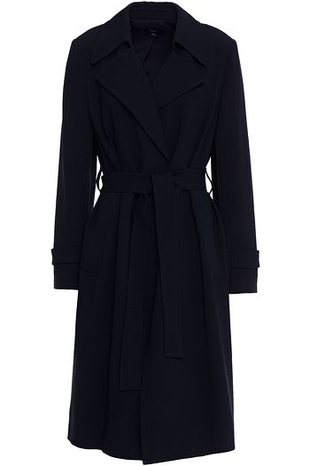 THEORY Oaklane belted crepe trench coat