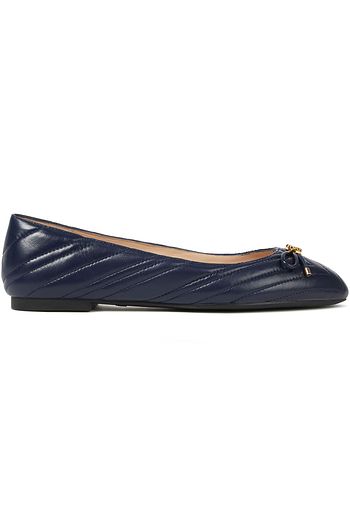 STUART WEITZMAN Hillia Ballerinas aus gestepptem Leder