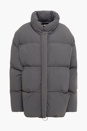 IENKI IENKI Oversized-Daunenjacke aus gestepptem Shell in Metallic-Optik