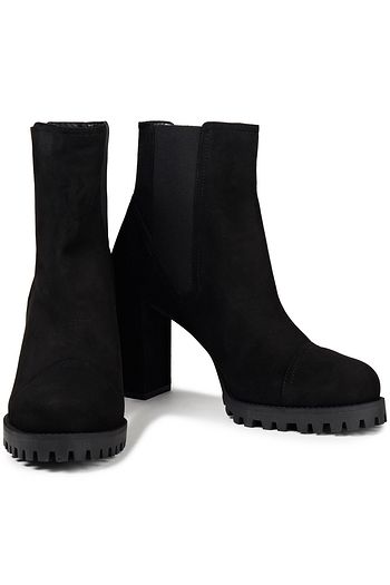 STUART WEITZMAN Wenda Ankle Boots aus Veloursleder