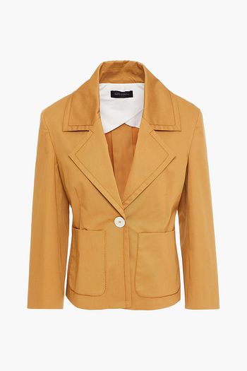 PIAZZA SEMPIONE Cotton-blend twill blazer