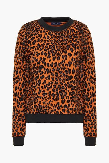 BAUM UND PFERDGARTEN Jaima leopard-print stretch-jersey top