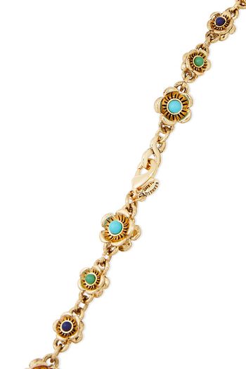 KENNETH JAY LANE Gold-plated, faux pearl and resin necklace