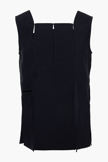 GIA STUDIOS Cutout crepe top