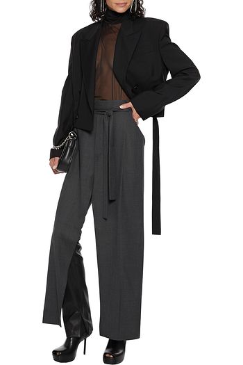 MAISON MARGIELA Front-split wool-blend twill apron