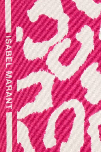 ISABEL MARANT Leopard-print silk-twill scarf