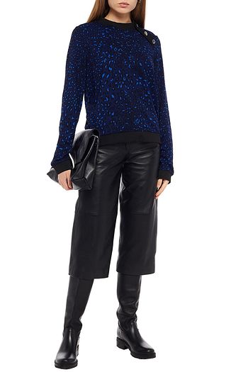 BAUM UND PFERDGARTEN Jaima leopard-print stretch-jersey top
