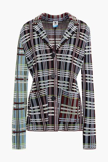 M MISSONI Checked knitted jacket