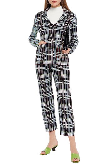 M MISSONI Checked knitted jacket