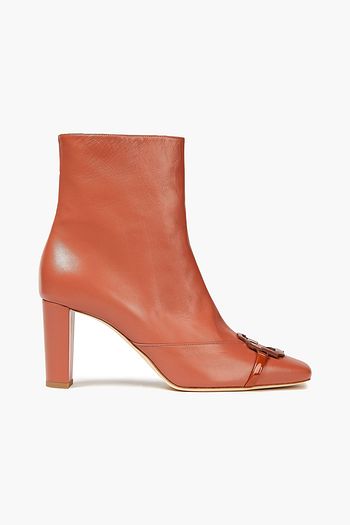 MALONE SOULIERS Leda 70 embellished leather ankle boots