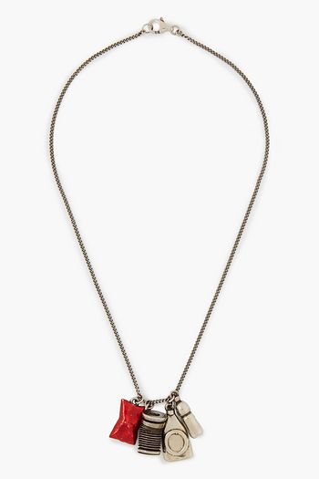 MARNI Gunmetal-tone necklace
