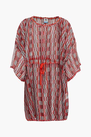 M MISSONI Frayed crochet-knit kaftan