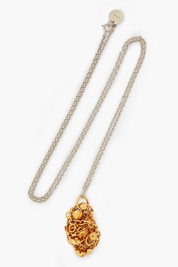 MARNI Silver and gold-tone necklace