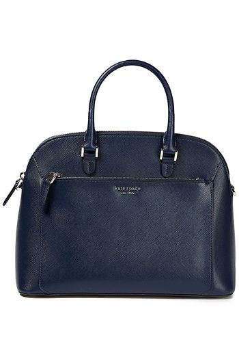 KATE SPADE NEW YORK Louise textured-leather tote