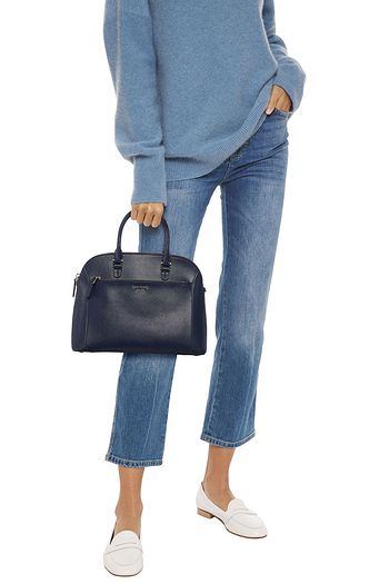 KATE SPADE NEW YORK Louise textured-leather tote