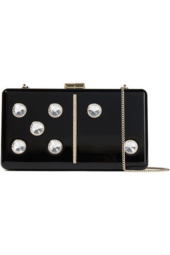 KATE SPADE NEW YORK Roll Domino Box-Clutch aus Harz mit Kristallverzierung