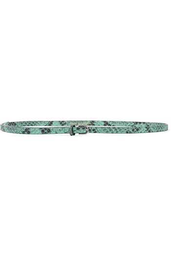 DRIES VAN NOTEN Snake-effect leather belt