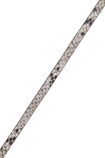 DRIES VAN NOTEN Snake-effect leather belt