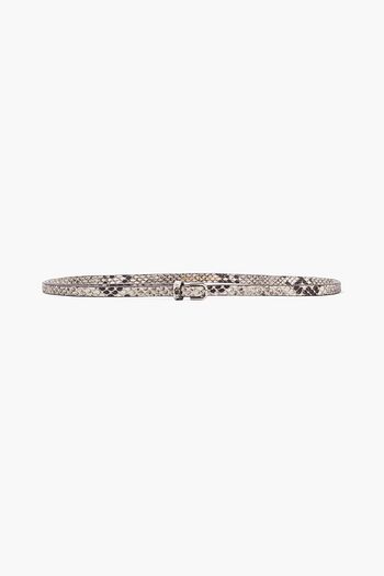 DRIES VAN NOTEN Snake-effect leather belt