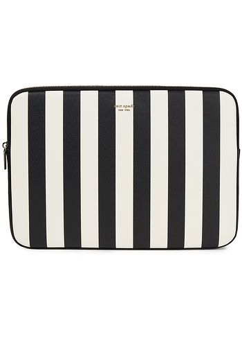 KATE SPADE NEW YORK Laptoptasche aus Kunstleder mit Streifen