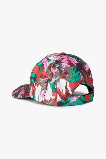 KENZO プリント シェル加工生地 キャップ
