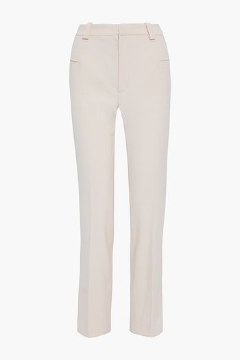 ROLAND MOURET Lacer crepe slim-leg pants